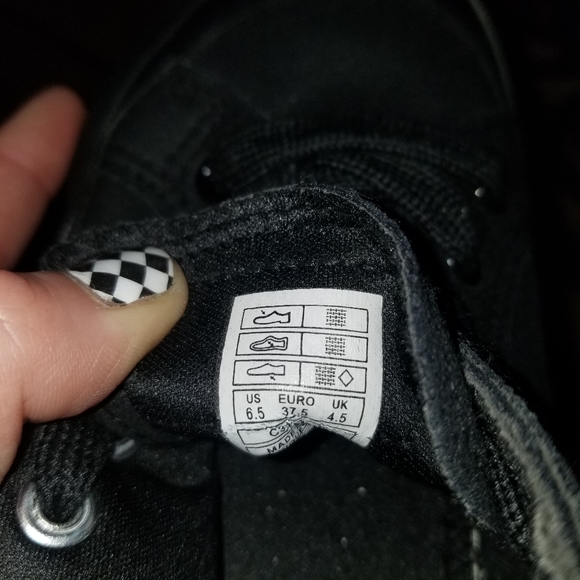 JAZZIN VINTAGE BLACK SNEAKER - Picture 3 of 5